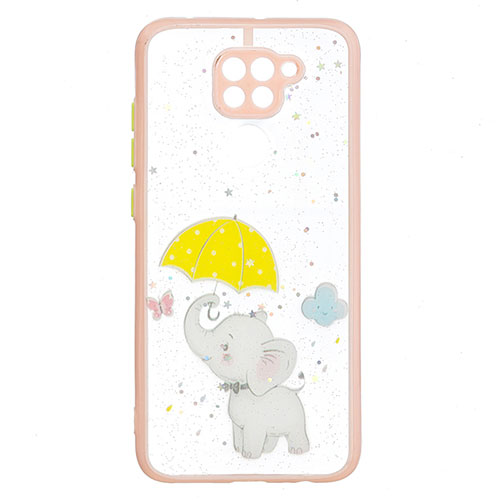 Silicone Candy Rubber Gel Fashionable Pattern Soft Case Cover Y01X for Xiaomi Redmi Note 9 Yellow