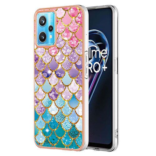 Silicone Candy Rubber Gel Fashionable Pattern Soft Case Cover Y03B for Realme 9 Pro 5G Colorful
