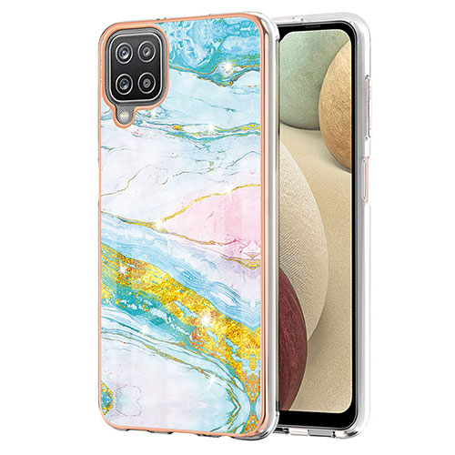 Silicone Candy Rubber Gel Fashionable Pattern Soft Case Cover Y05B for Samsung Galaxy A12 5G Colorful