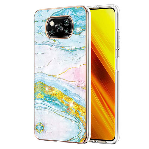 Silicone Candy Rubber Gel Fashionable Pattern Soft Case Cover Y05B for Xiaomi Poco X3 Pro Colorful