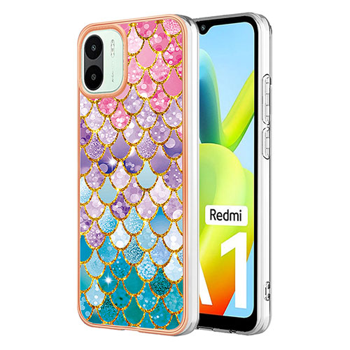 Silicone Candy Rubber Gel Fashionable Pattern Soft Case Cover YB3 for Xiaomi Redmi A2 Colorful