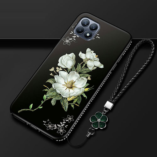 Silicone Candy Rubber Gel Flowers Soft Case Cover A01 for Oppo Reno4 SE 5G Mixed
