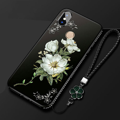 Silicone Candy Rubber Gel Flowers Soft Case Cover for Xiaomi Mi A2 Lite Mixed