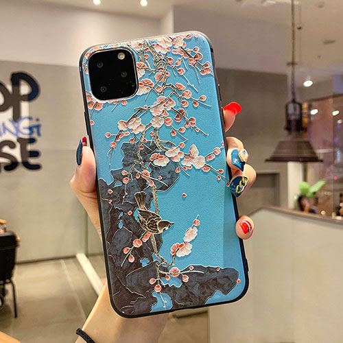 Silicone Candy Rubber Gel Flowers Soft Case Cover H20 for Apple iPhone 11 Pro Mixed