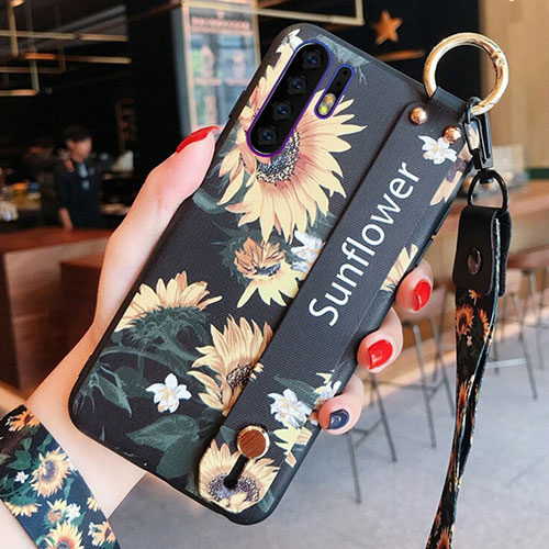 Silicone Candy Rubber Gel Flowers Soft Case Cover K02 for Huawei P30 Pro Mixed