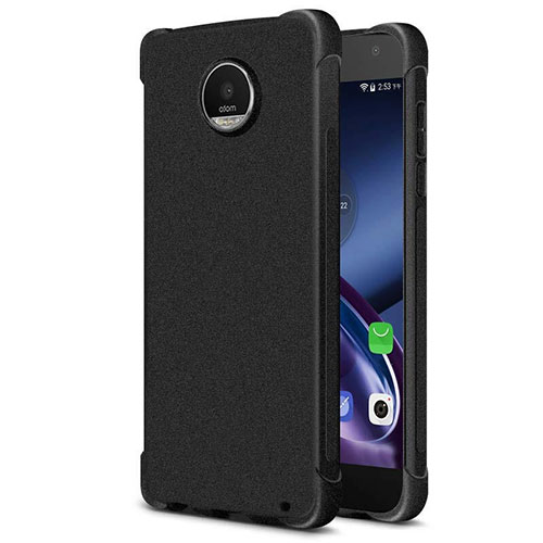 Silicone Candy Rubber Soft Case TPU for Motorola Moto Z2 Play Black