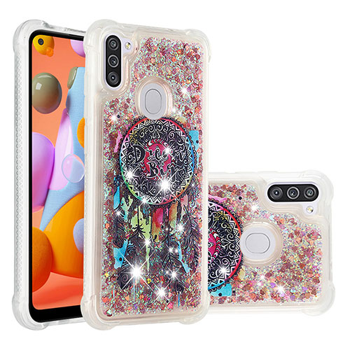 Silicone Candy Rubber TPU Bling-Bling Soft Case Cover S03 for Samsung Galaxy A11 Mixed