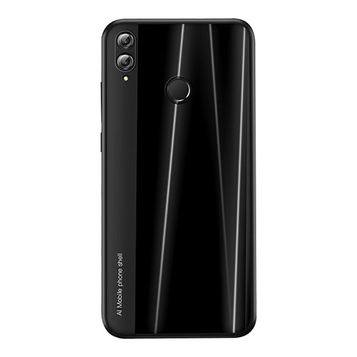 Silicone Candy Rubber TPU Line Soft Case Cover for Huawei Honor V10 Lite Black