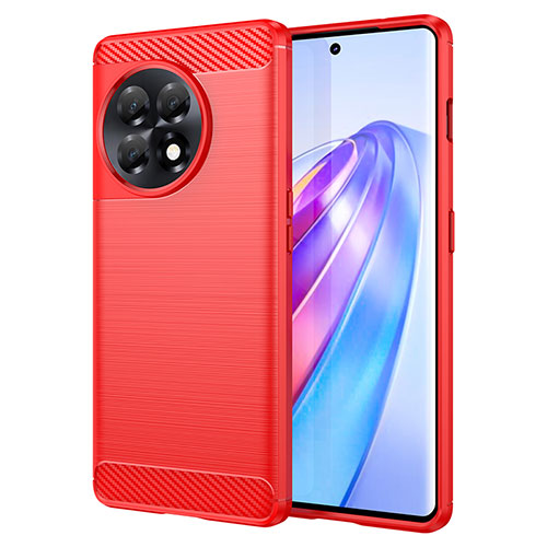 Silicone Candy Rubber TPU Line Soft Case Cover for OnePlus Ace 2 5G Red