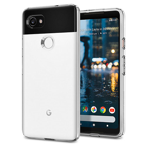 Silicone Candy Rubber TPU Soft Case for Google Pixel 2 XL White