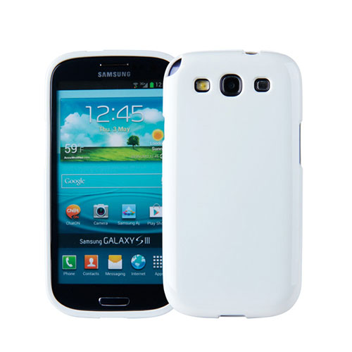 Silicone Candy Rubber TPU Soft Case for Samsung Galaxy S3 i9300 White