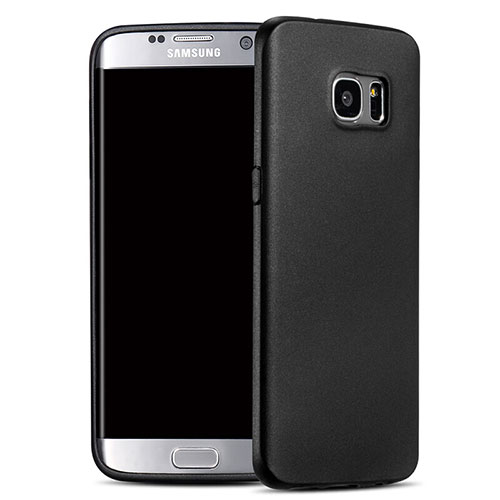Silicone Candy Rubber TPU Soft Case for Samsung Galaxy S7 Edge G935F Black