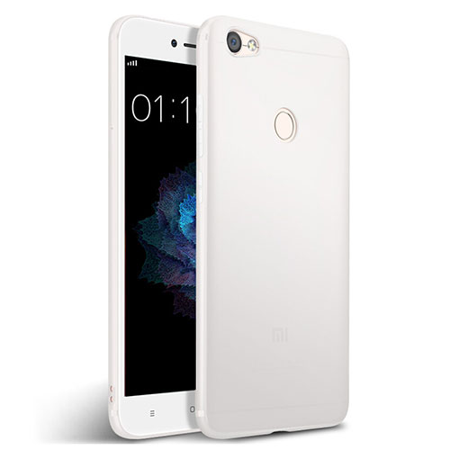 Silicone Candy Rubber TPU Soft Case for Xiaomi Redmi Y1 White