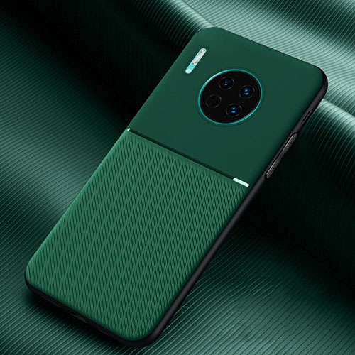 Silicone Candy Rubber TPU Twill Soft Case Cover Y01 for Huawei Mate 30 Pro 5G Green