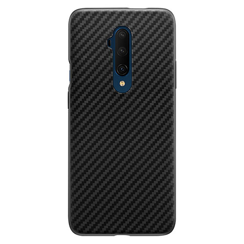 Silicone Candy Rubber TPU Twill Soft Case for OnePlus 7T Pro Black