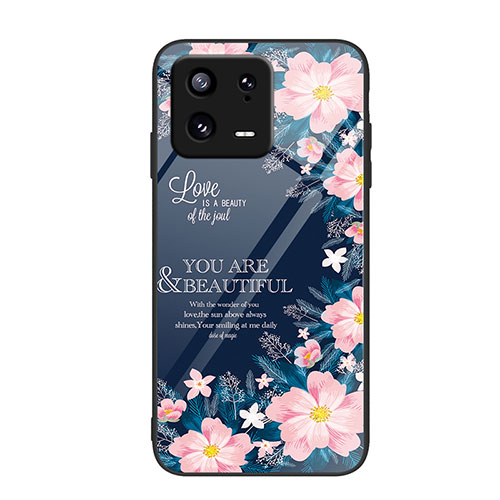 Silicone Frame Fashionable Pattern Mirror Case Cover JM1 for Xiaomi Mi 13 5G Colorful