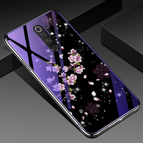 Silicone Frame Flowers Mirror Case Cover K01 for Xiaomi Redmi Note 8 Pro Mixed