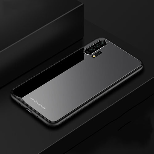 Silicone Frame Mirror Case Cover for Huawei Honor 20 Pro Black