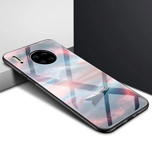 Silicone Frame Mirror Case Cover for Huawei Mate 30 Pro Mixed
