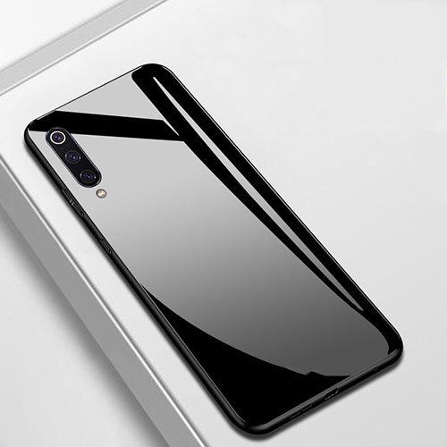 Silicone Frame Mirror Case Cover for Xiaomi CC9e Black