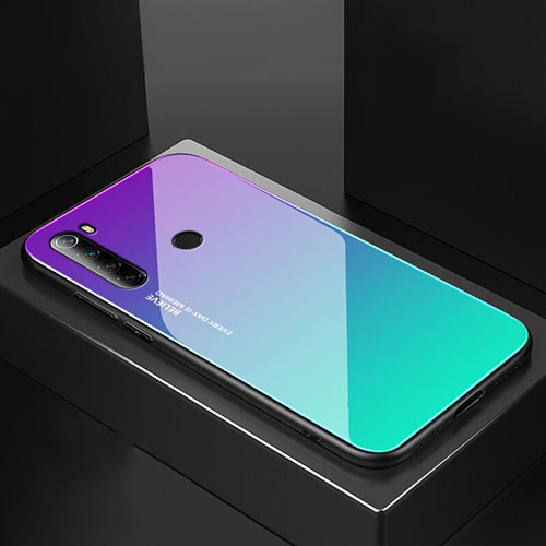 Silicone Frame Mirror Case Cover for Xiaomi Redmi Note 8 (2021) Green