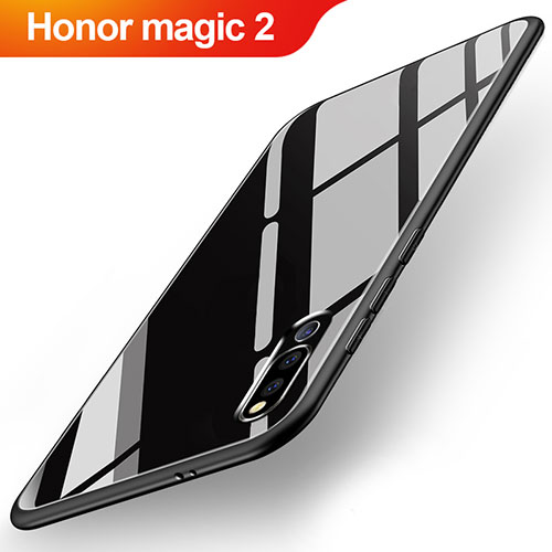 Silicone Frame Mirror Case Cover M02 for Huawei Honor Magic 2 Black