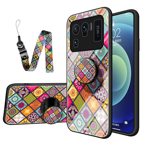 Silicone Frame Mirror Case Cover M03 for Xiaomi Mi 11 Ultra 5G Colorful