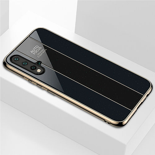 Silicone Frame Mirror Case Cover T01 for Huawei Nova 5 Pro Black