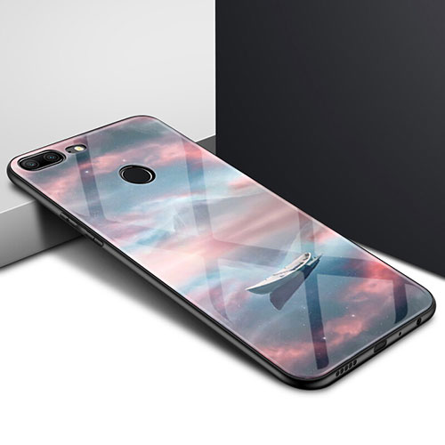 Silicone Frame Starry Sky Mirror Case for Huawei Honor 9 Lite Mixed