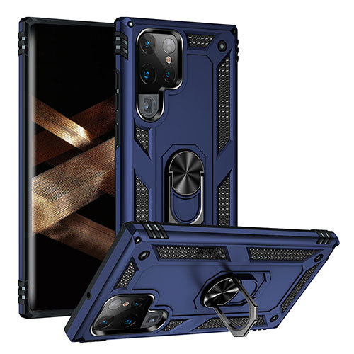 Blue Silicone Galaxy S24 Ultra Case