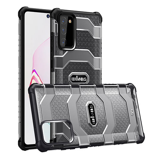 Silicone Transparent Frame Case Cover WL1 for Samsung Galaxy S20 Lite 5G Black