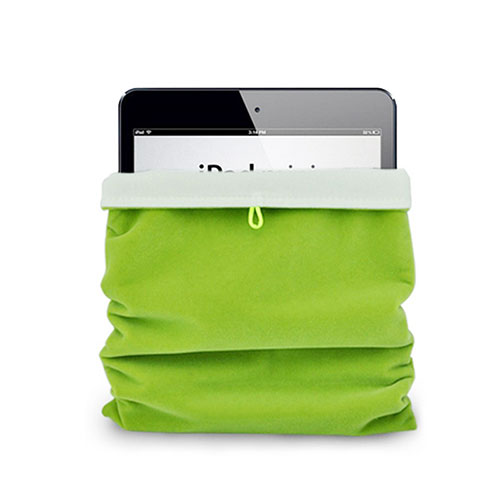 Sleeve Velvet Bag Case Pocket for Apple iPad Air 3 Green