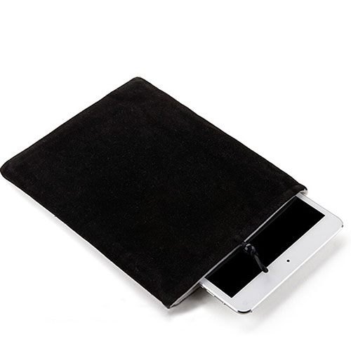 Sleeve Velvet Bag Case Pocket for Apple iPad Air Black