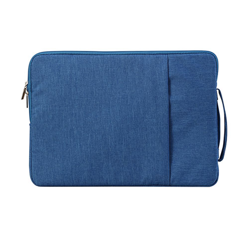 Sleeve Velvet Bag Case Pocket S02 for Samsung Galaxy Book Flex 13.3 NP930QCG Blue