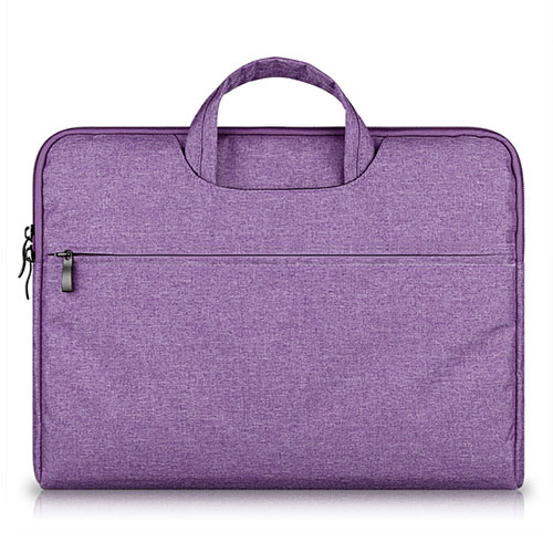 Sleeve Velvet Bag Case Pocket S03 for Samsung Galaxy Book Flex 13.3 NP930QCG Purple