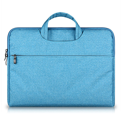 Sleeve Velvet Bag Case Pocket S03 for Samsung Galaxy Book Flex 13.3 NP930QCG Sky Blue