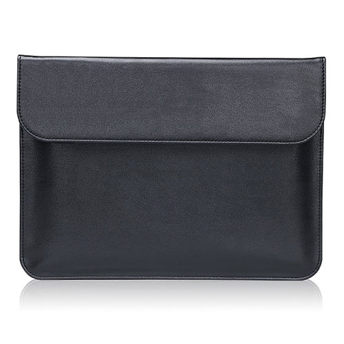 Sleeve Velvet Bag Leather Case Pocket for Huawei Matebook 13 (2020) Black