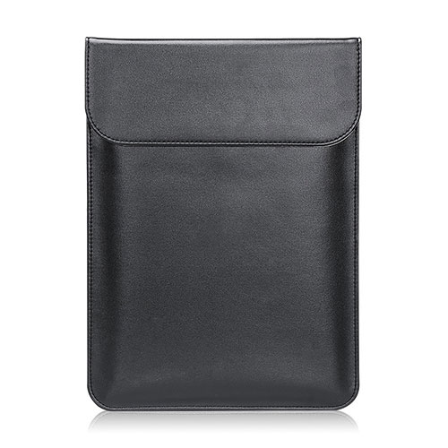 Sleeve Velvet Bag Leather Case Pocket for Samsung Galaxy Book S 13.3 SM-W767 Black