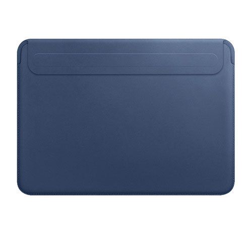Sleeve Velvet Bag Leather Case Pocket L01 for Apple MacBook Air 13 inch (2020) Blue