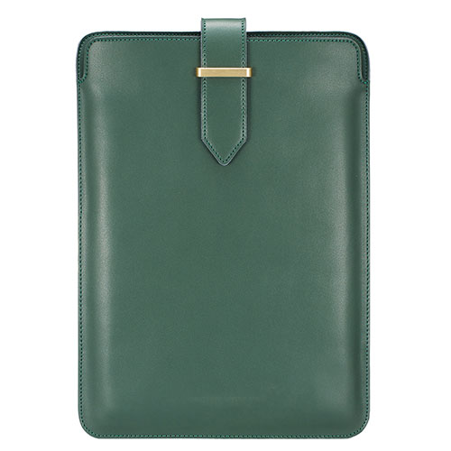 Sleeve Velvet Bag Leather Case Pocket L01 for Huawei Honor MagicBook 14 Green