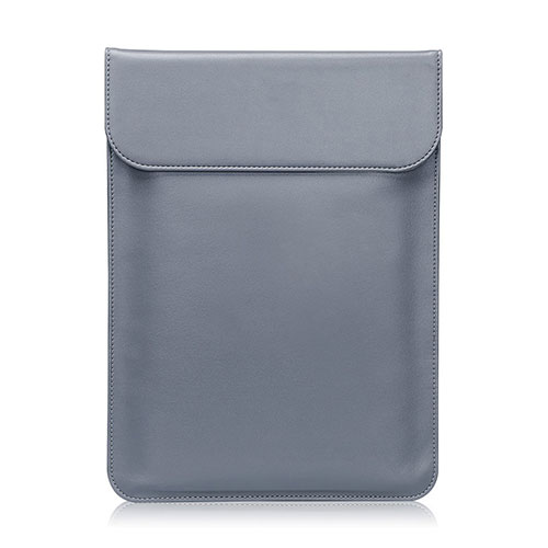 Sleeve Velvet Bag Leather Case Pocket L01 for Huawei Honor MagicBook 15 Gray