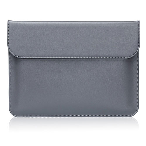 Sleeve Velvet Bag Leather Case Pocket L02 for Huawei Honor MagicBook 15 Gray