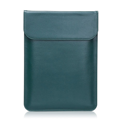 Sleeve Velvet Bag Leather Case Pocket L03 for Huawei Matebook D14 (2020) Green