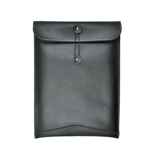 Sleeve Velvet Bag Leather Case Pocket L04 for Huawei Matebook X Pro (2020) 13.9 Black