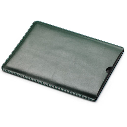 Sleeve Velvet Bag Leather Case Pocket L05 for Huawei Matebook X Pro (2020) 13.9 Green