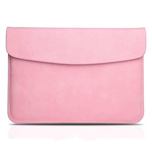 Sleeve Velvet Bag Leather Case Pocket L06 for Apple MacBook Air 13 inch (2020) Pink