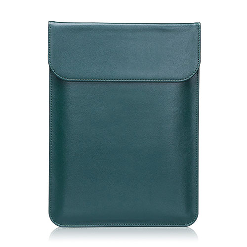 Sleeve Velvet Bag Leather Case Pocket L21 for Apple MacBook Air 13.3 inch (2018) Green