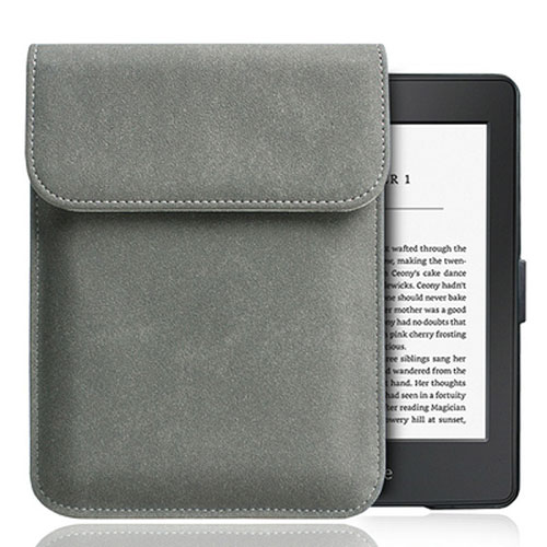 Sleeve Velvet Bag Slip Case S01 for Amazon Kindle Paperwhite 6 inch Gray