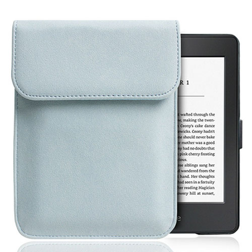 Sleeve Velvet Bag Slip Case S01 for Amazon Kindle Paperwhite 6 inch Sky Blue