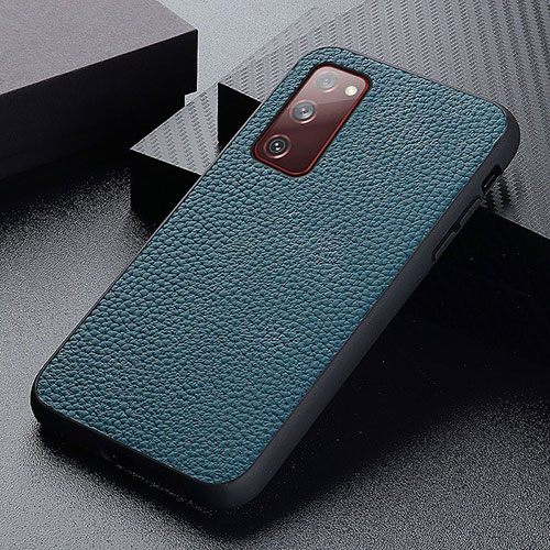 Soft Luxury Leather Snap On Case Cover B05H for Samsung Galaxy S20 Lite 5G Green